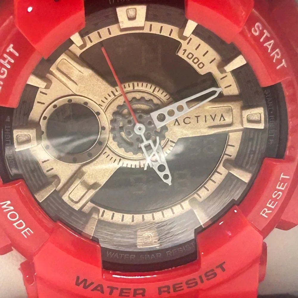 Activa Men's Red Sport Watch